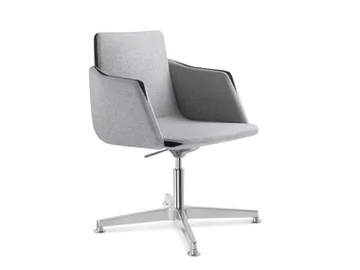 HARMONY 835-RA F34-N6 - With 4-spoke base chair with armrests by LD Seating - view 2
